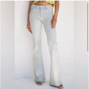 Pilcro low rise Oceanus wash flare jeans from Anthropologie